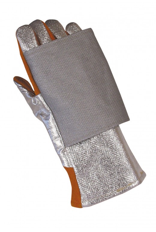 Gants pour raku - Gants cuir et aluminium