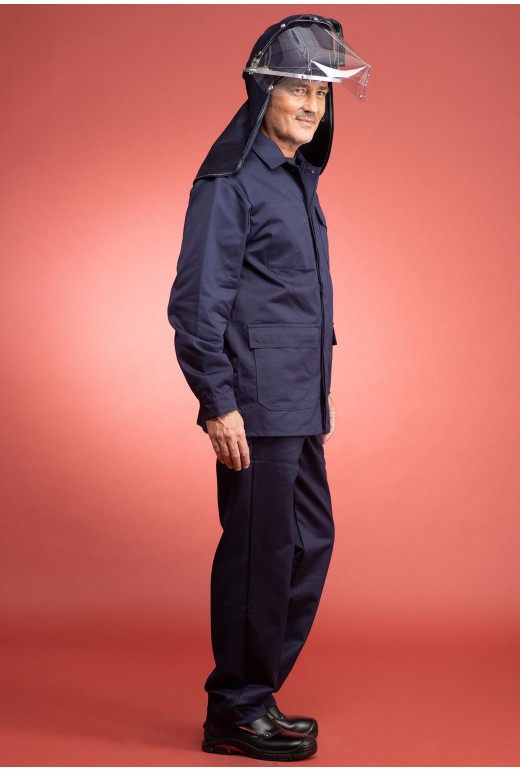 Molten aluminium jacket + | EDC Protection.