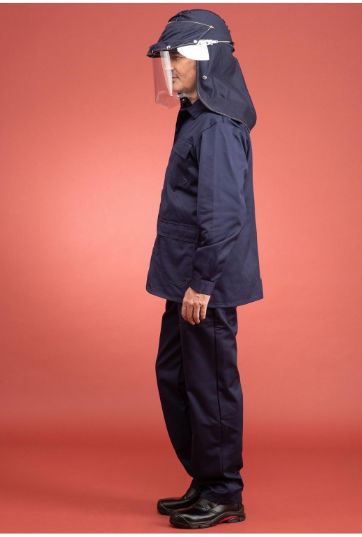 Molten aluminium jacket + | EDC Protection.