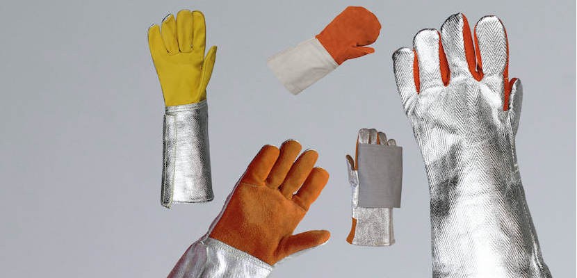 Rękawice i rękawice jednopalcowe do 250°C